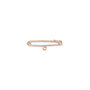Alfinete Petit Simples ouro 18k